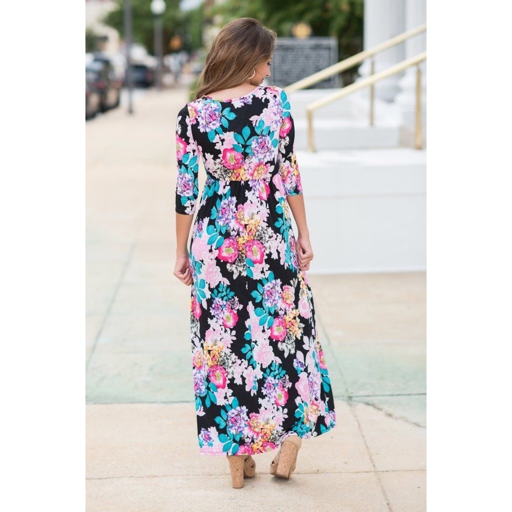 Floral Maxi Dress - Picture 4 of 4